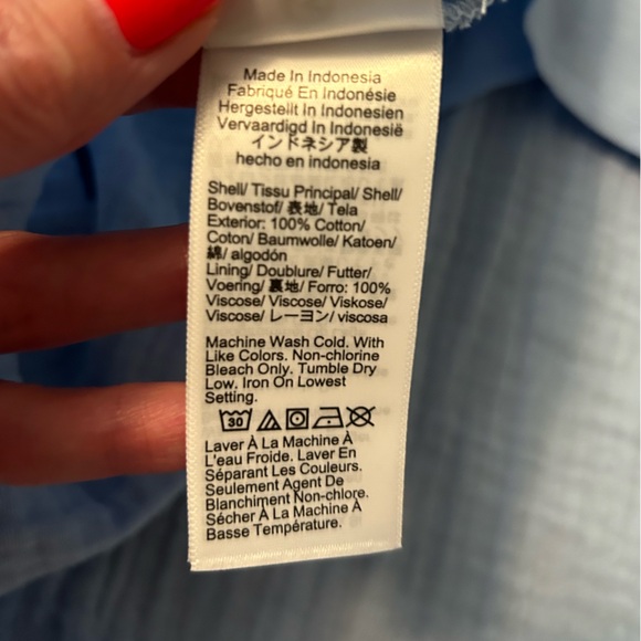 J. Crew V-neck midi dress in soft gauze - Picture 8 of 13